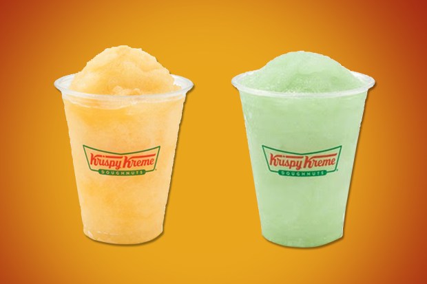 Krispy Kreme ice slushies