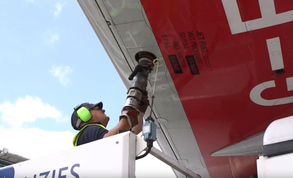 Each section of the plane has a dedicated crew to making sure it is ready to fly