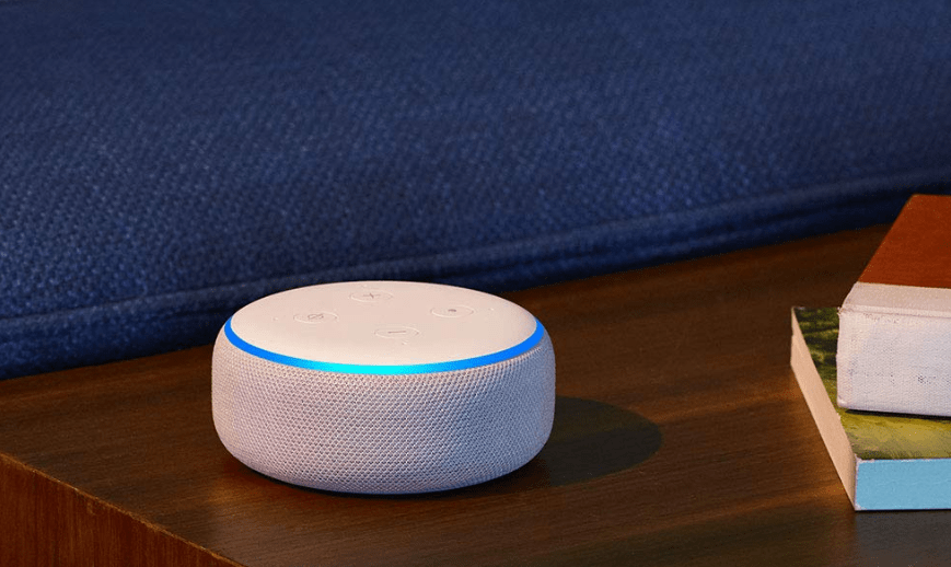  The Alexa speaker can tell you about the news or weather, and even order a pizza