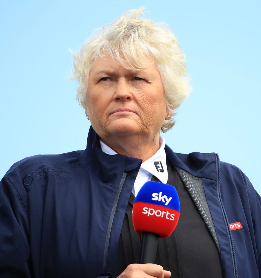  Laura Davies made her slip of the tongue when on Sky Sports