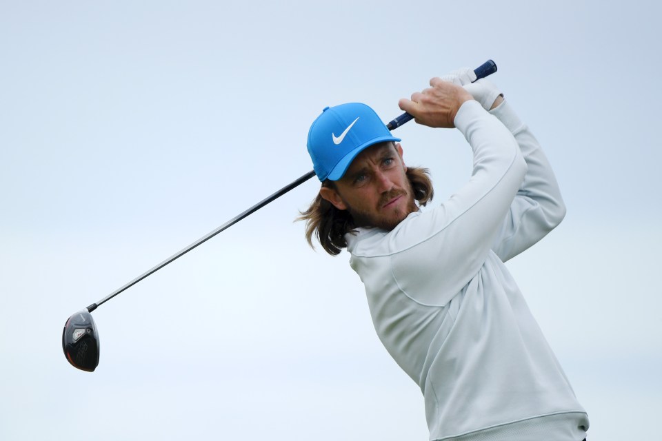  Tommy Fleetwood is Lowry's nearest challenger but sits four shots behind