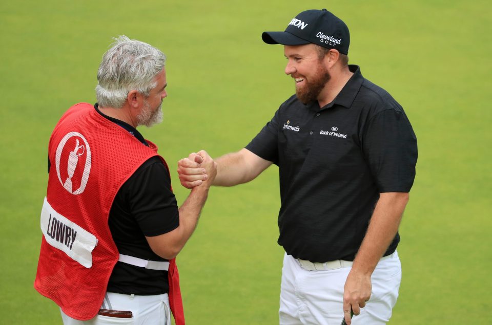  Shane Lowry leads by four heading into the final round of The Open