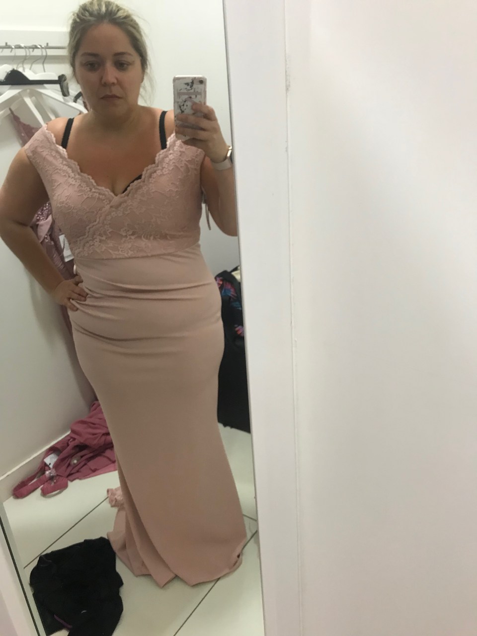 Writer Kelly Allen, 36, says the idea of being ‘the plus-size bridesmaid’ left her feeling in ‘disgust’