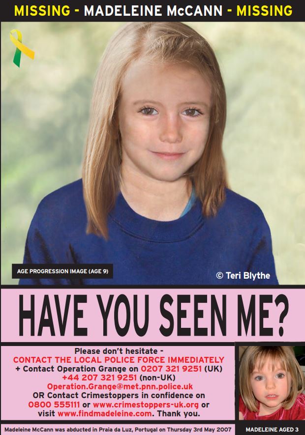  Brit tourists are being urged to put up Madeleine McCann posters when they go on holiday this summer