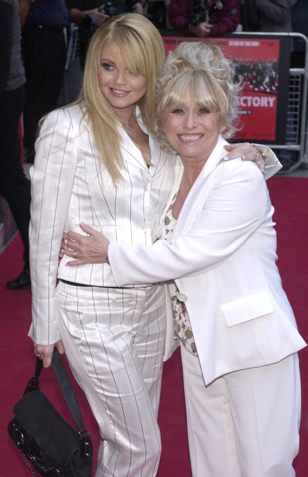  Danniella with her role model Barbara Windsor