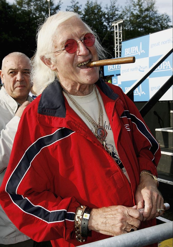  Sir Jimmy Savile prepares for The Bupa Great North Run in 2006