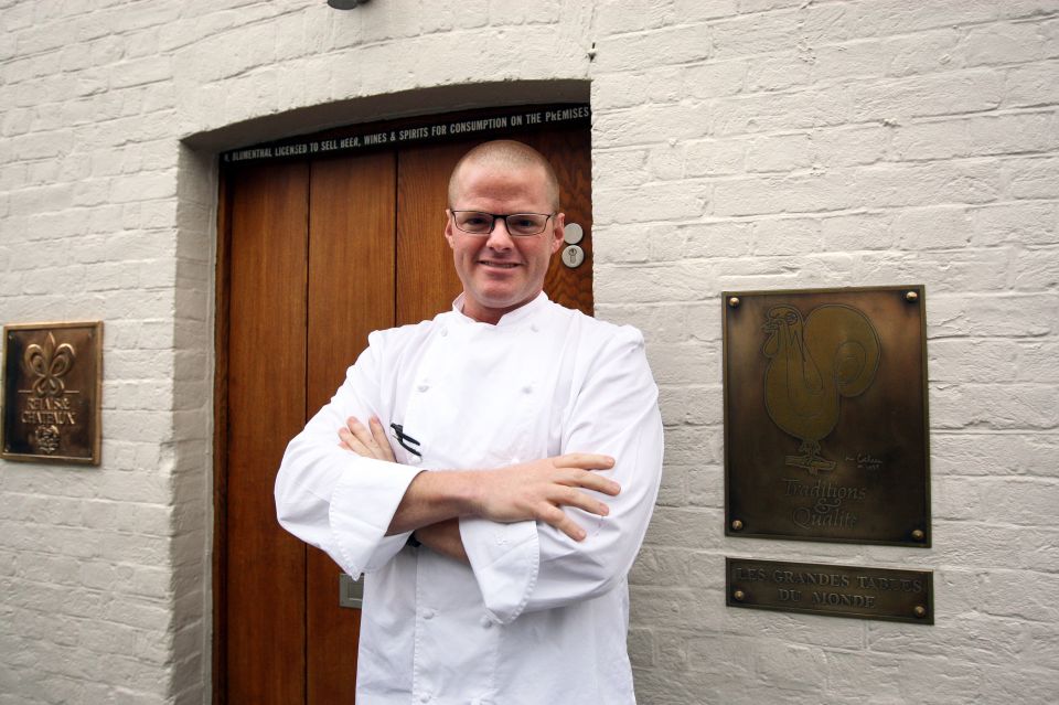  Heston has been hit by a slump in demand for his wacky gastro dishes