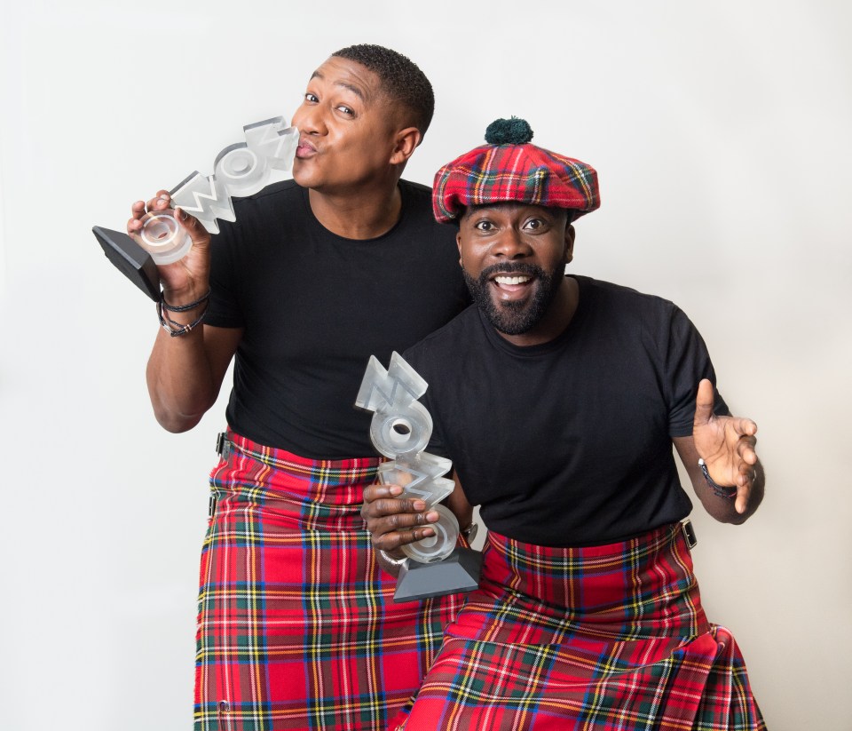  Rickie and Melvin have been a popular presenting duo since meeting at university