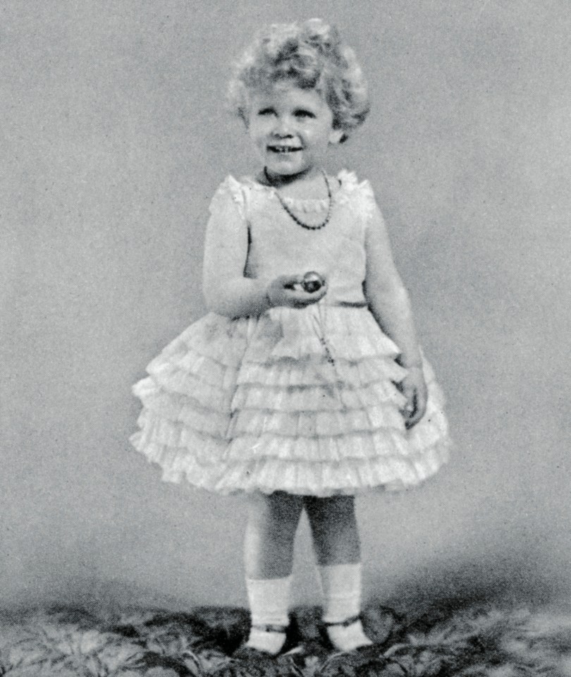  Princess Elizabeth aged two in 1928