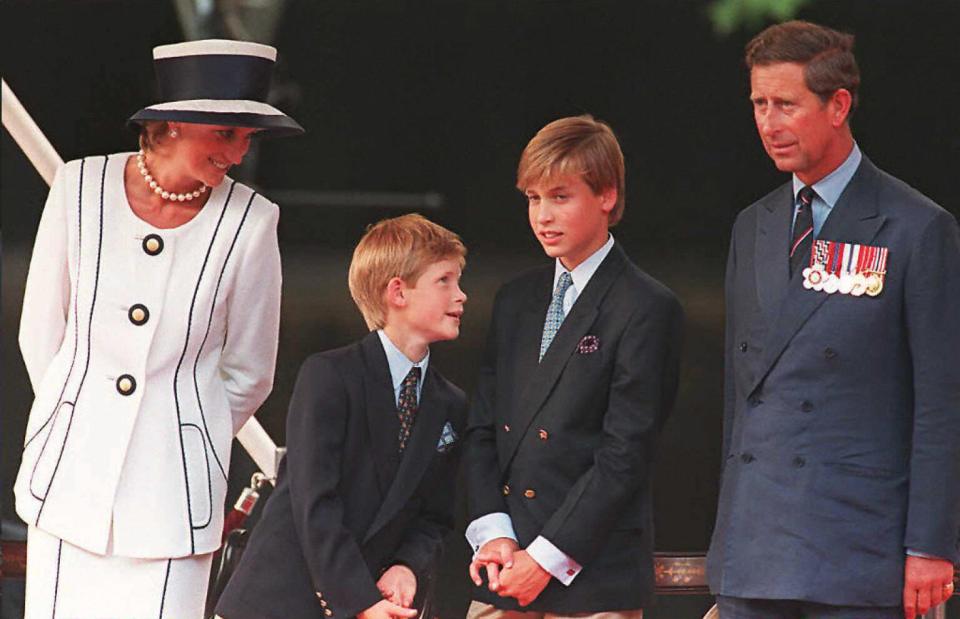  Prince Harry in the spotlight with mum Diana, brother William and dad Charles