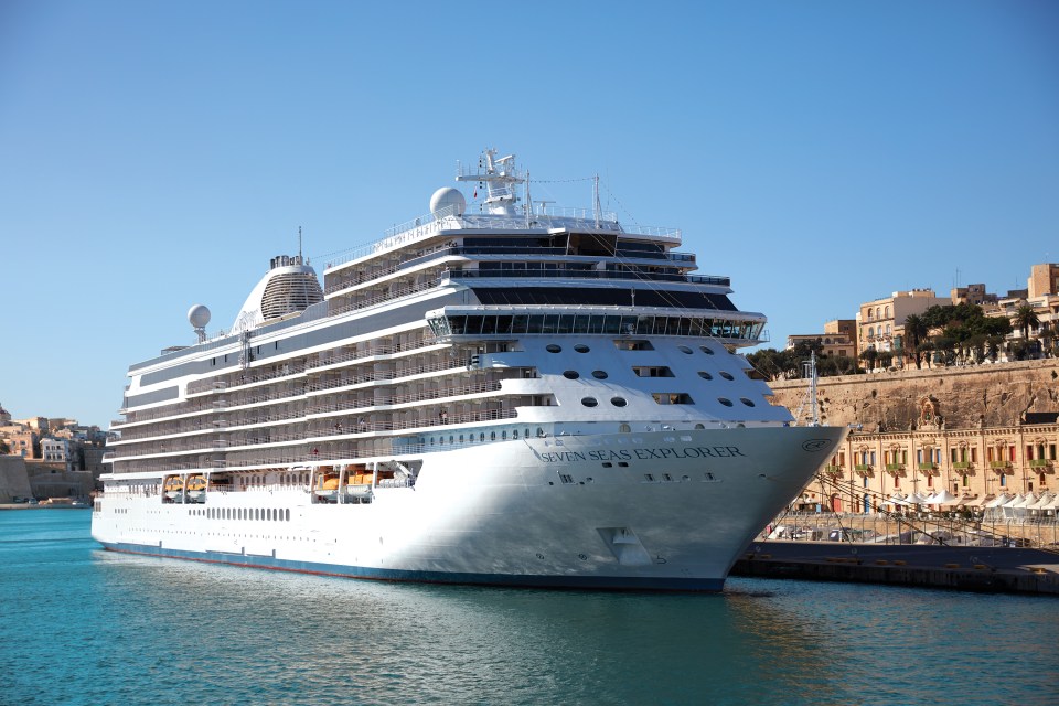 The couple were travelling on board the Seven Seas Explorer