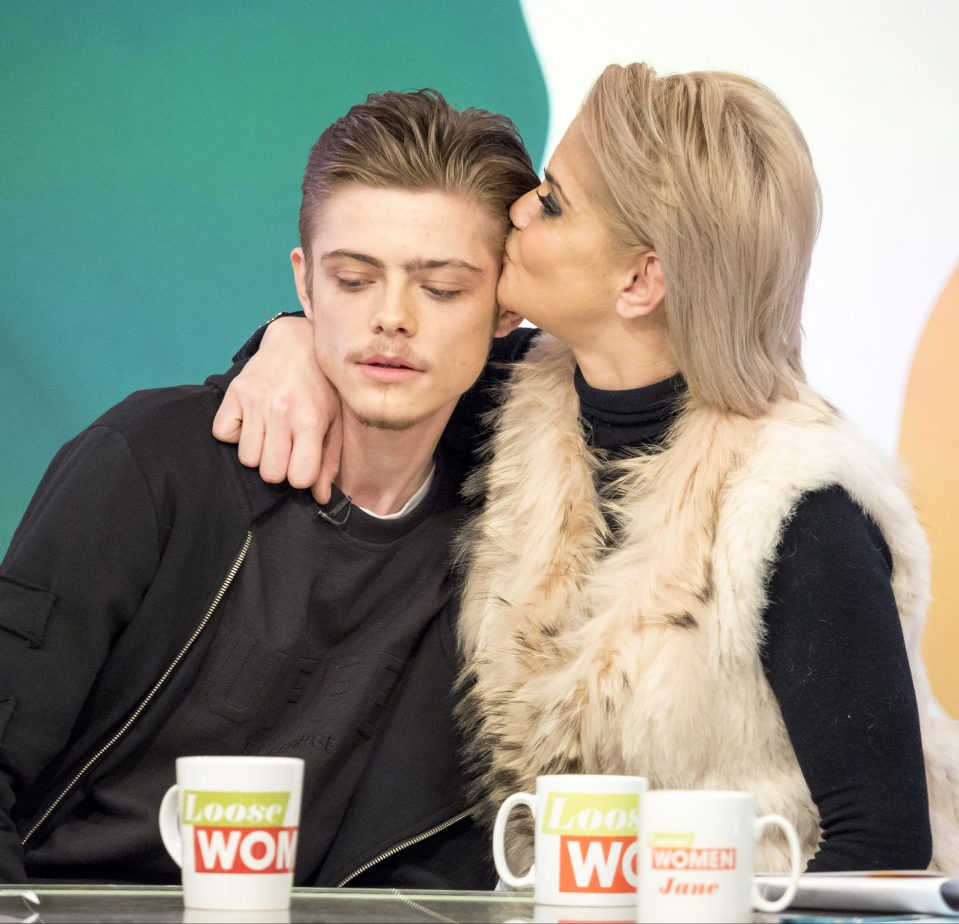  The former EastEnders actress has made amends with her son Kai