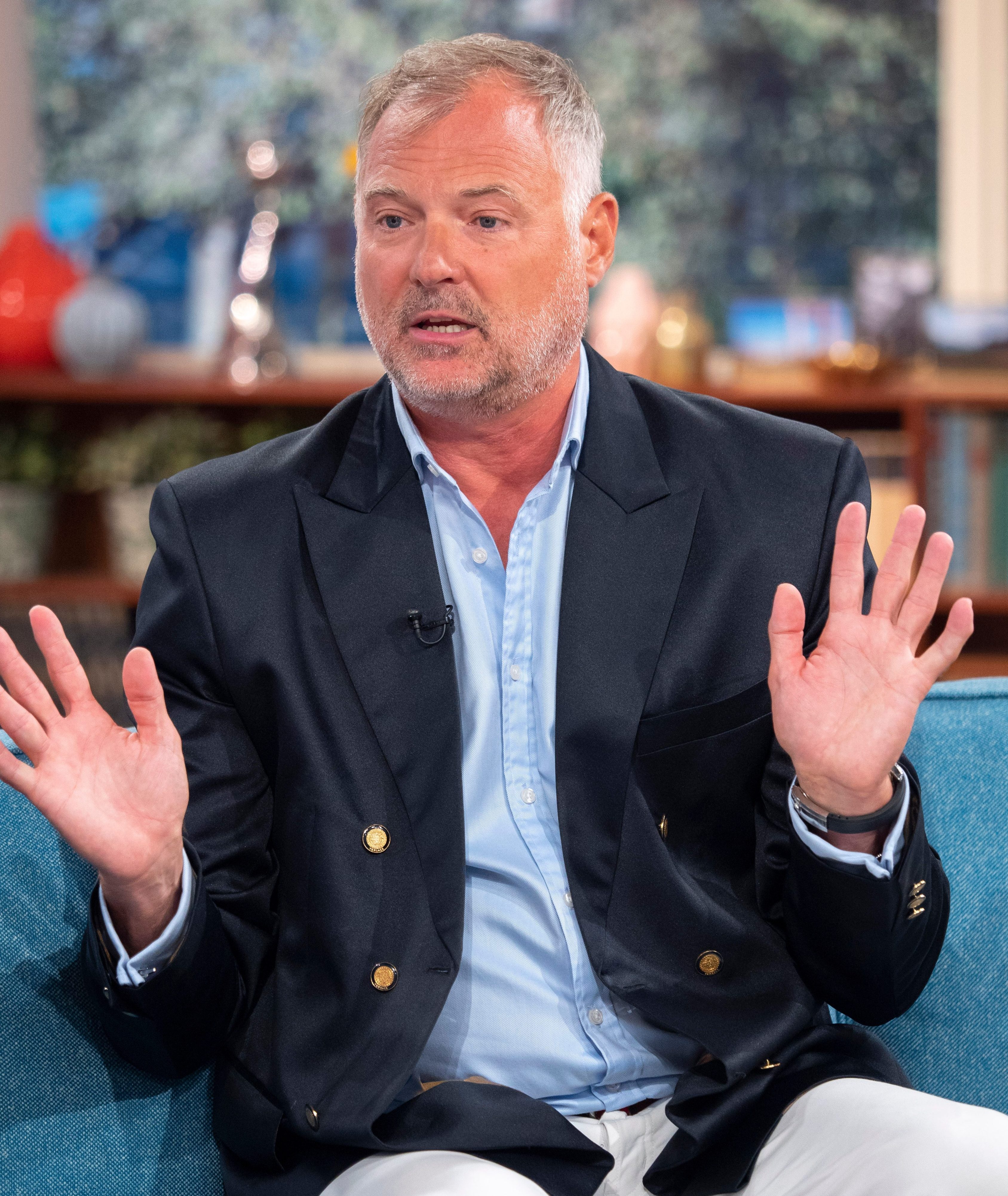 John Leslie appearing as a guest on This Morning in 2018