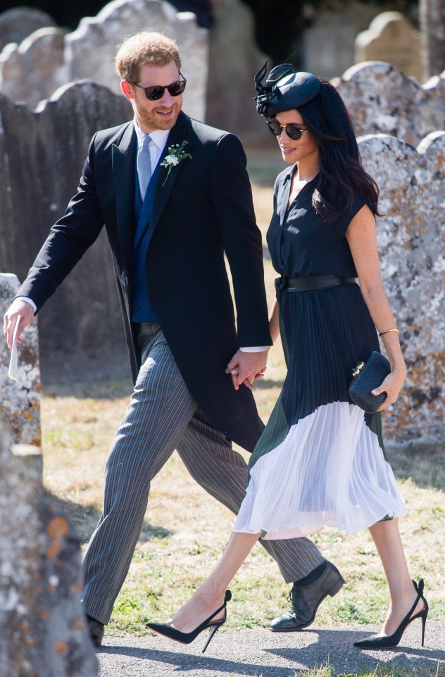 Meghan Markle and Prince Harry headed to Charlie Van Straubenzee's wedding last year