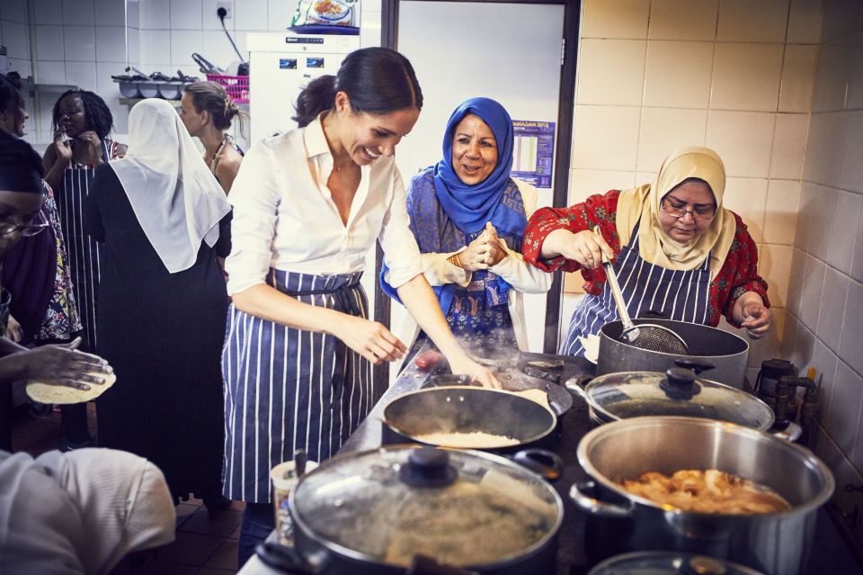  In September, Meghan launched a charity cookbook for those affected by the Grenfell Tower fire in London