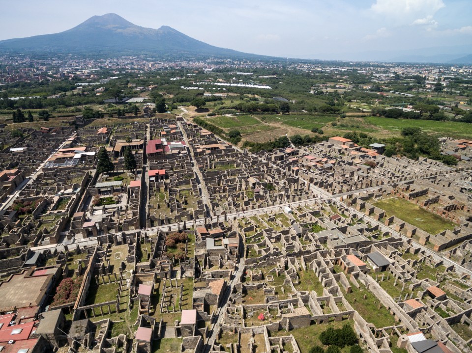  Ancient Pompeii was destroyed around 1,950 years ago