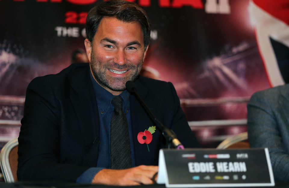 Promoter Eddie Hearn says Dillian Whyte was cleared by an independent panel to fight Oscar Rivas