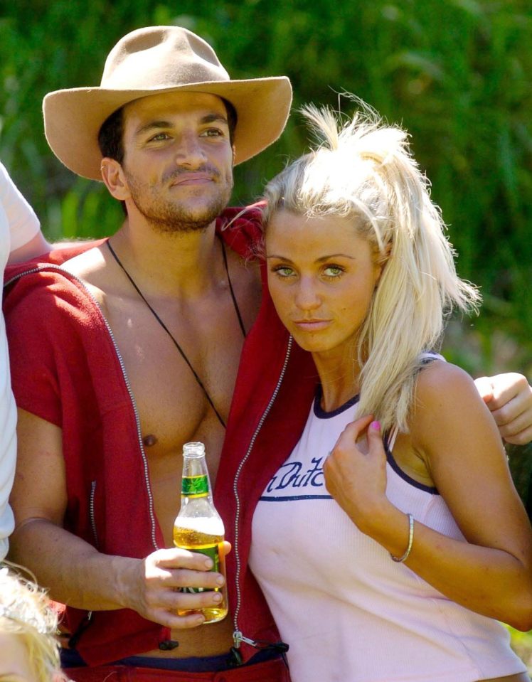  Katie and Peter fell in love on I'm A Celebrity... Get Me Out of Here in 2004