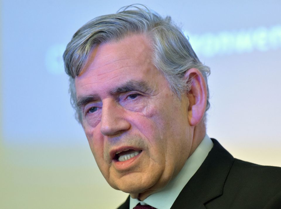  Unelected Labour PM Gordon Brown mocked the Tory leadership contest