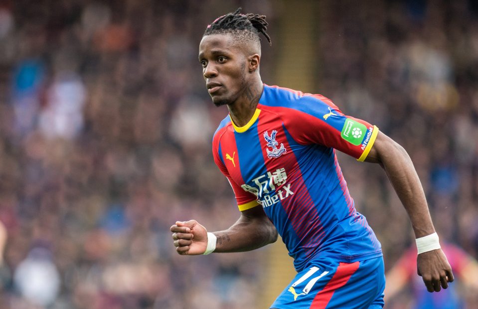  Wilfried Zaha could be on his way to Everton as opposed to Arsenal according to reports