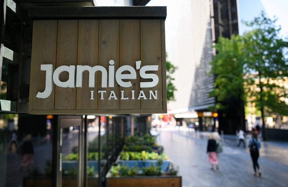  Jamie announced 22 of his 23 restaurants will be closed this year