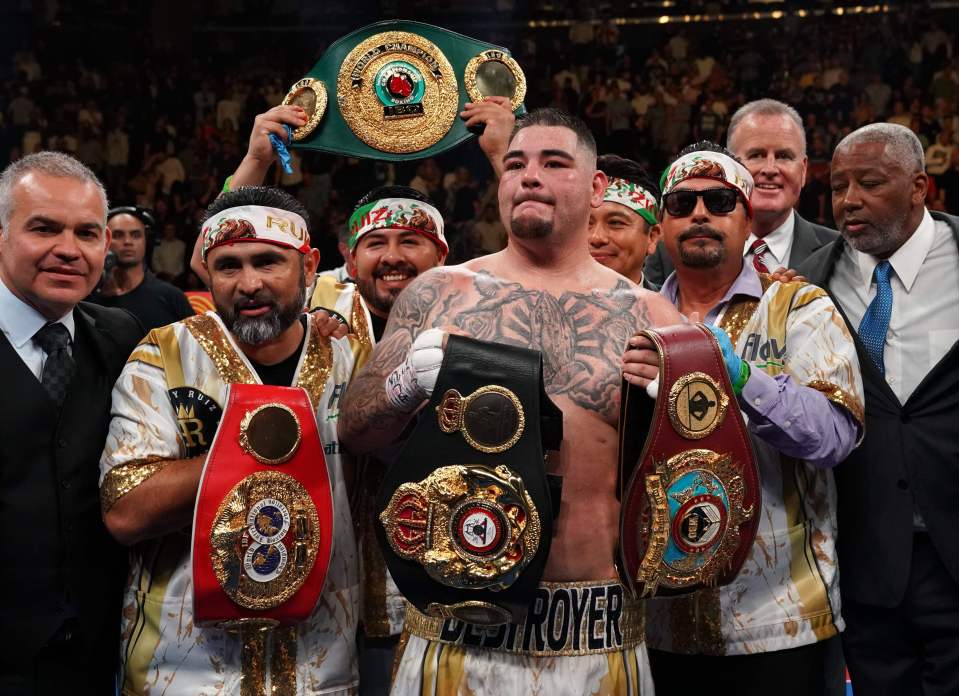  Ruiz is set to earn £9m for the rematch in the Middle East