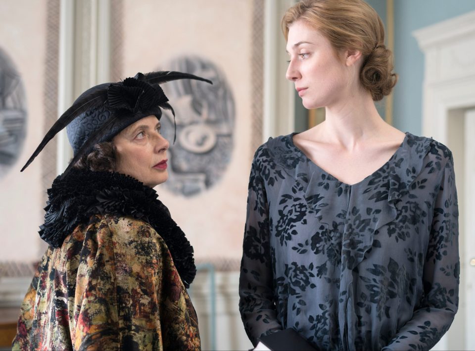  Isabella Rossellini and Elizabeth Debicki in the British drama set in the 1920s