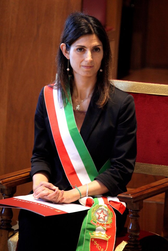  The Mayor of Rome Virginia Raggi is trying to crack down on the city's waste problem