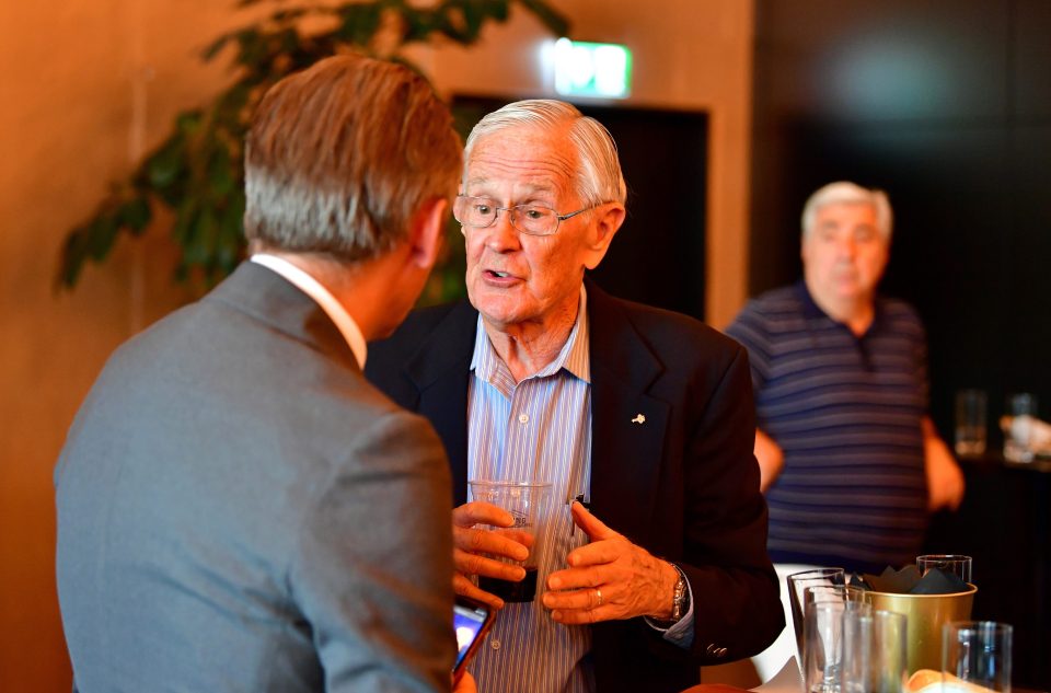  Astronaut Charlie Duke, 83, at a Nasa event last month