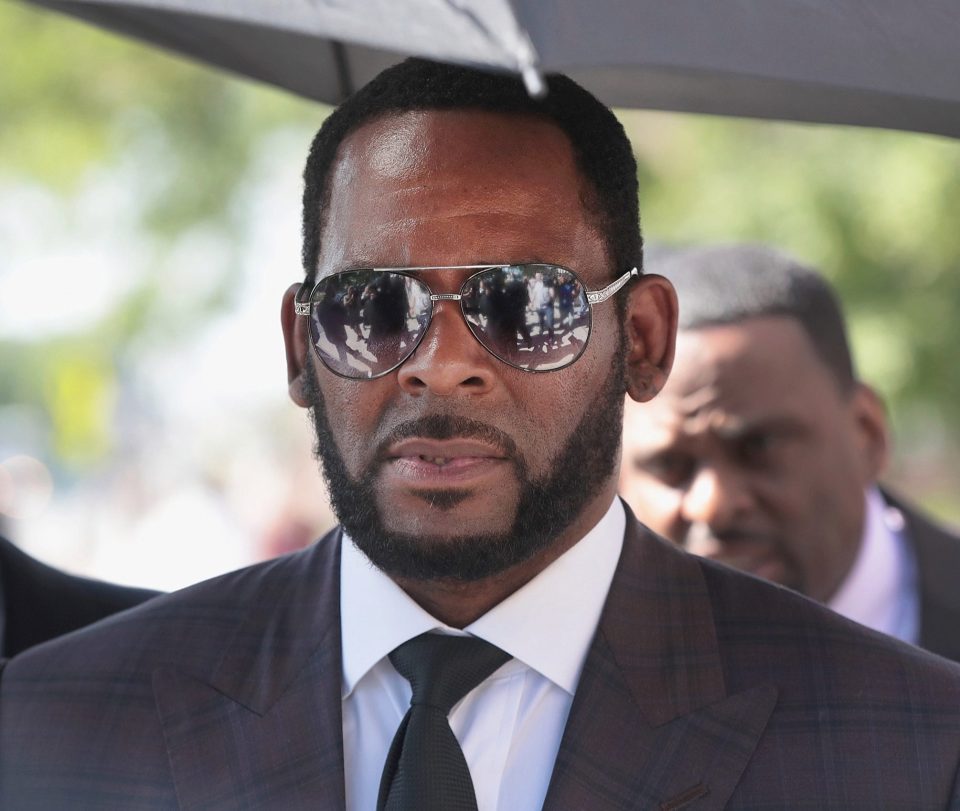  Fallen star R Kelly was cuffed by NYPD cops on suspicion of sex trafficking in July this year