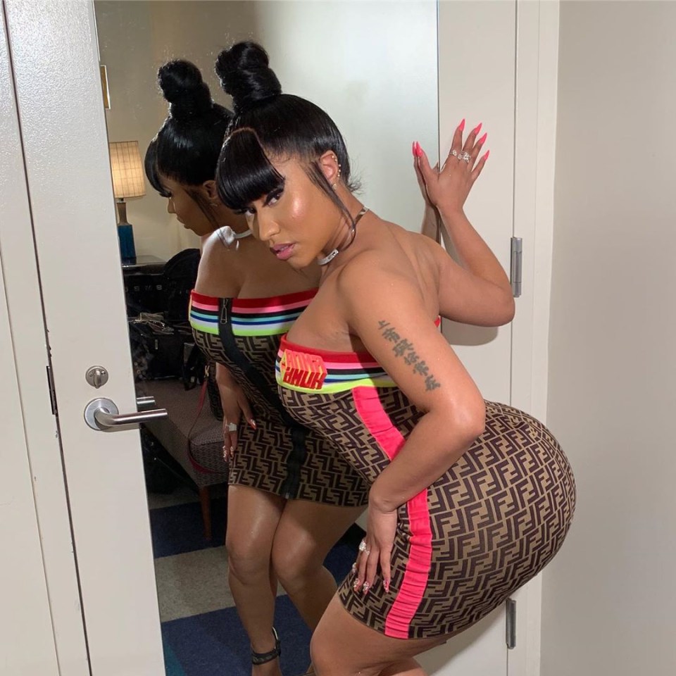  Nicki Minaj is famous for her iconic booty