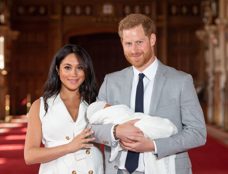  Archie Harrison is due to be christened today in a private ceremony