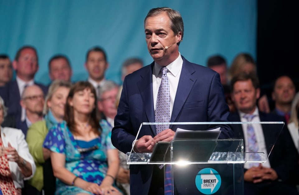  Nigel rallies the crowds in Birmingham