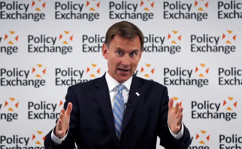  Jeremy Hunt has pledged to spend tens of billions more on giveaways during his race to become PM