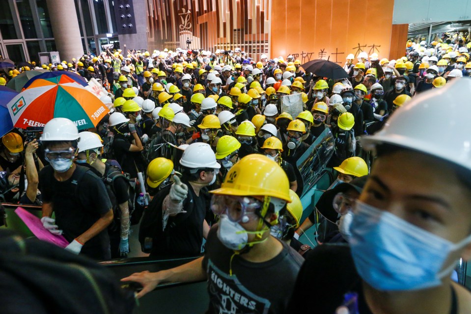  Protesters stormed the parliament building last week