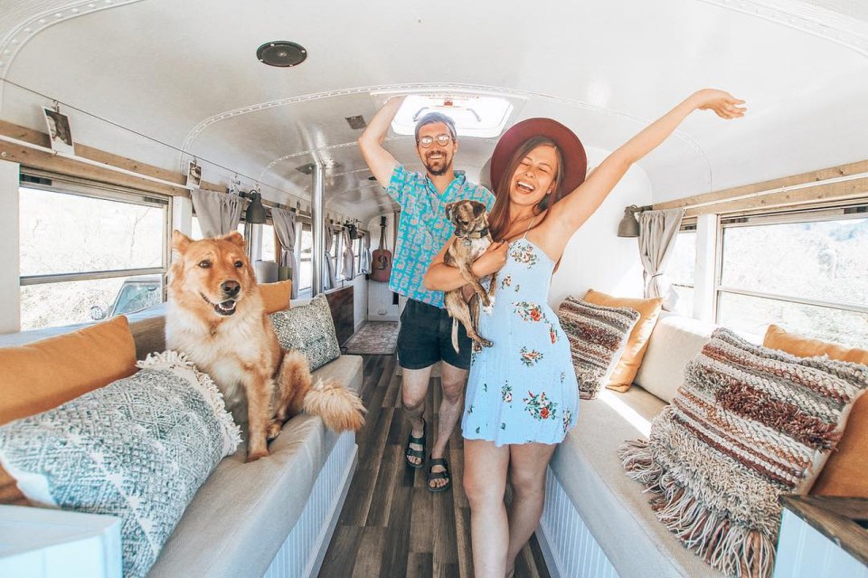 Chase and Mariajos are living on a converted bus