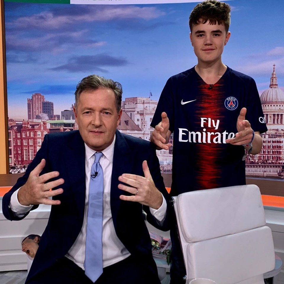  Alex appeared on Good Morning Britain as he was interviewed by Piers Morgan