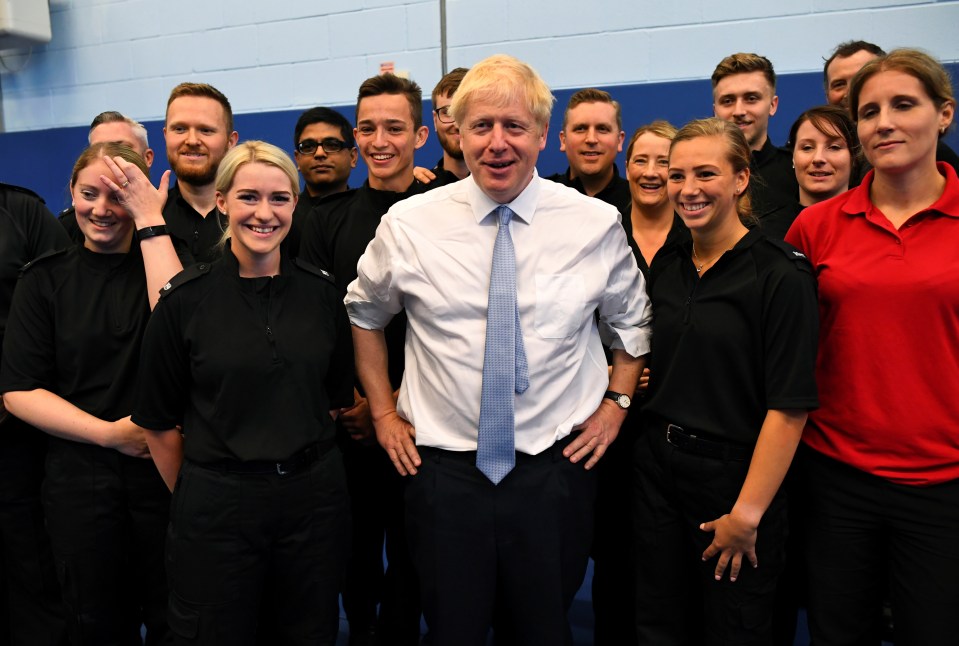  He took a trip to Reading as part of his campaign to become the next PM