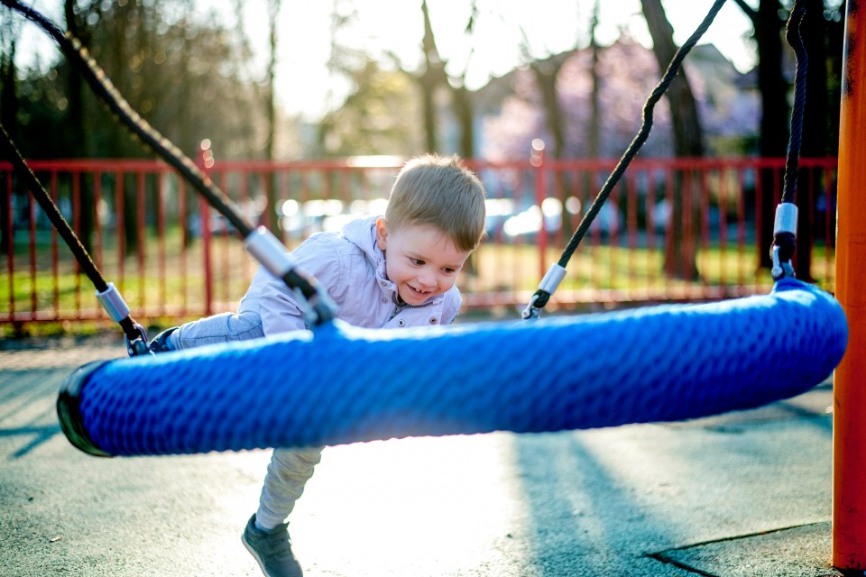  Rebecca's son had been spinning around on a dream catcher-style wing in a playground when he passed out