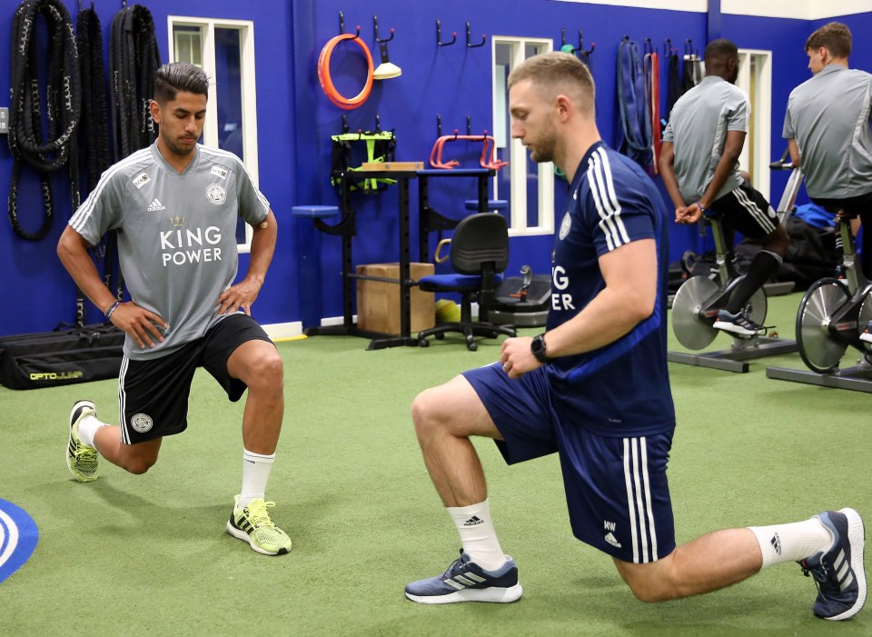 The Spanish forward was put through his paces during the Leicester medical