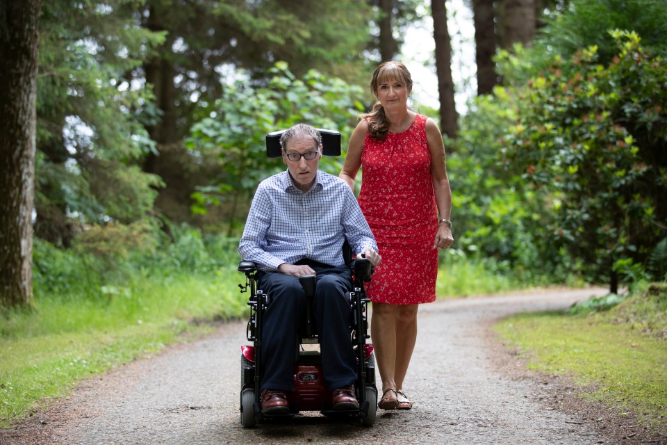  Richard, 65, and his wife Elaine have to leave their home in Scotland to head to Dignitas in Switzerland