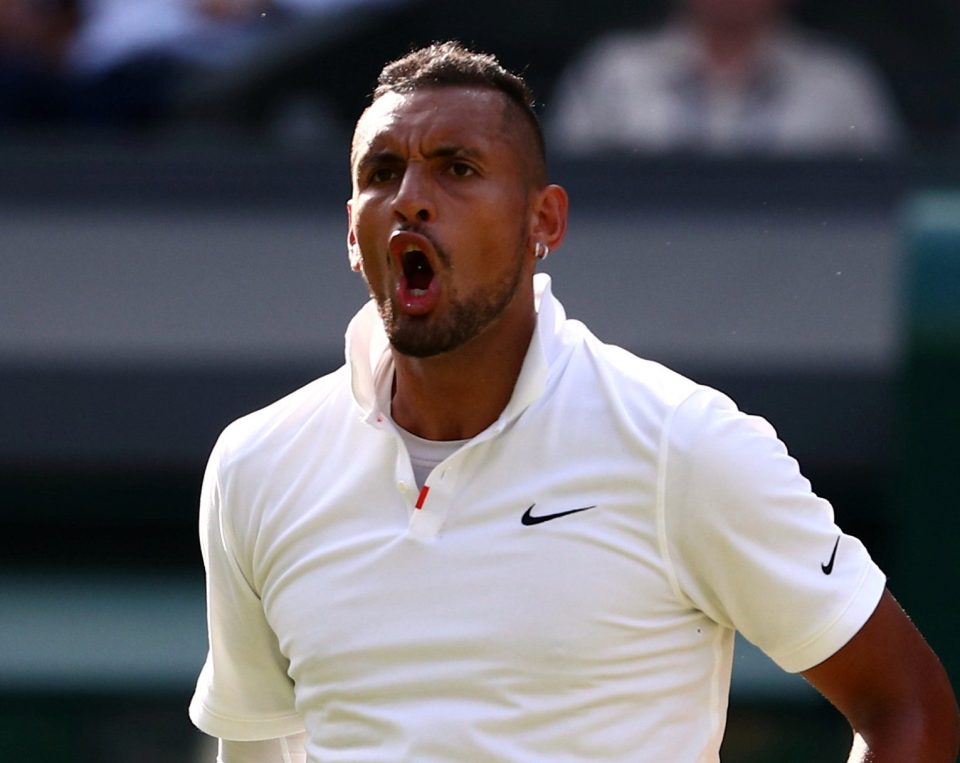  Nick Kyrgios was highly entertaining in his match against Rafa Nadal