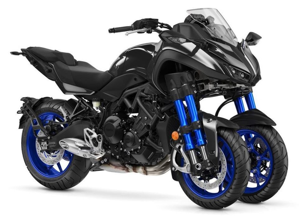  The Yamaha Niken's two front wheels give it a huge increase in feel and confidence