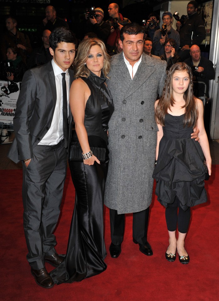  Tamer Hassan and family at the 2009 UK premiere of Dead Man Running