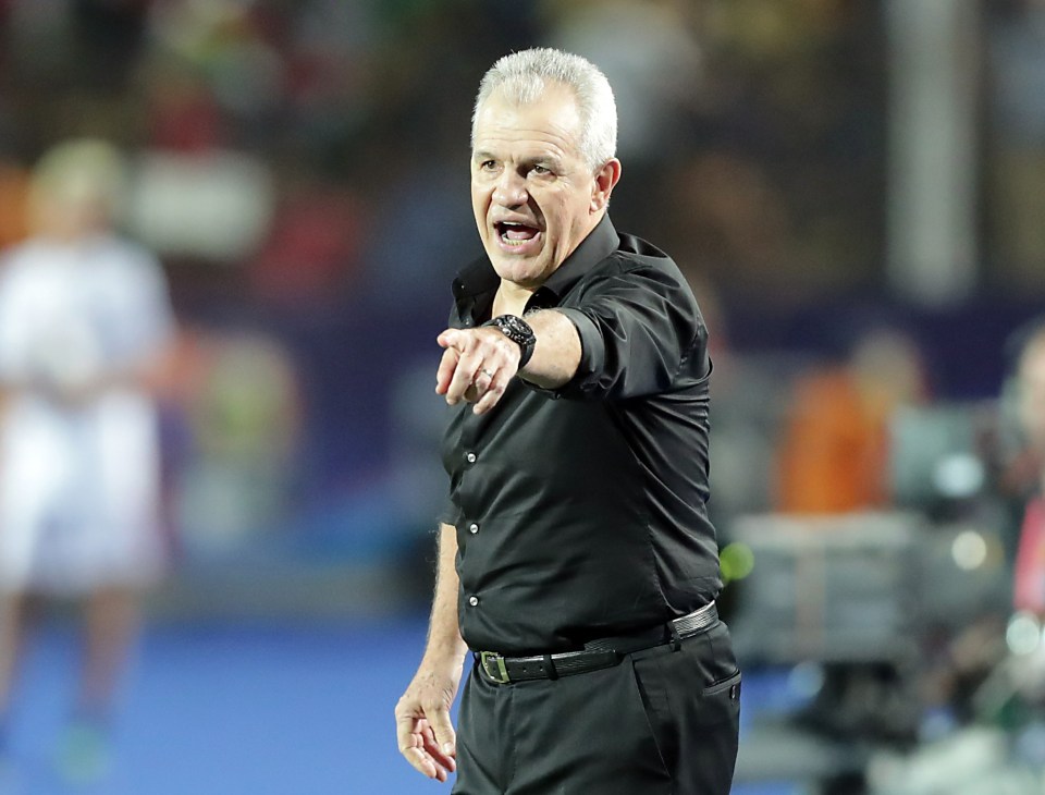  Javier Aguirre has been sacked by Egypt after his Afcon failure