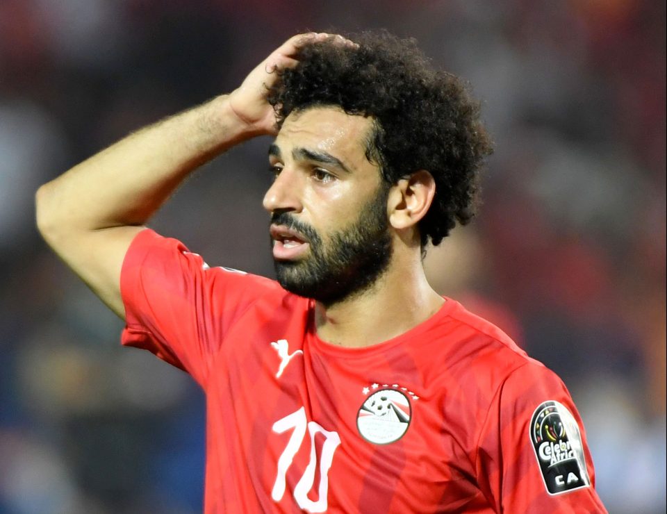  Mohamed Salah was left in tears after Egypt's shock defeat