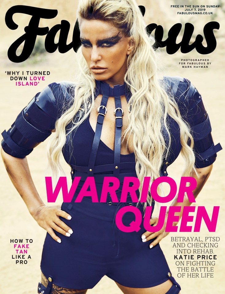  The star looked fierce on the cover of yesterday's Fabulous magazine