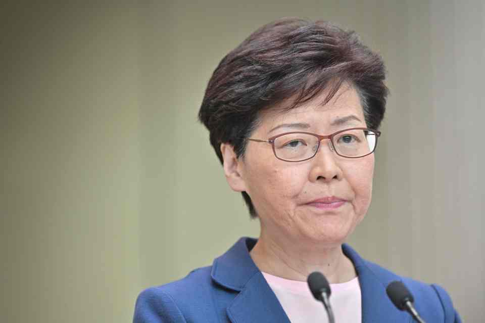  Hong Kong chief exec Carrie Lam has been blasted for failing to officially withdraw the extradition bill