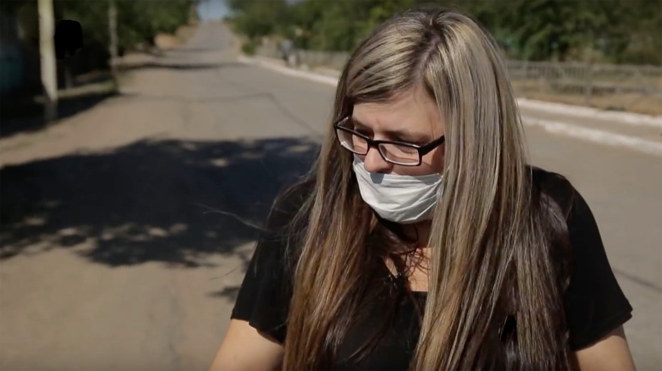 She was so embarrased about her facial hair that she only ever went out wearing a mask