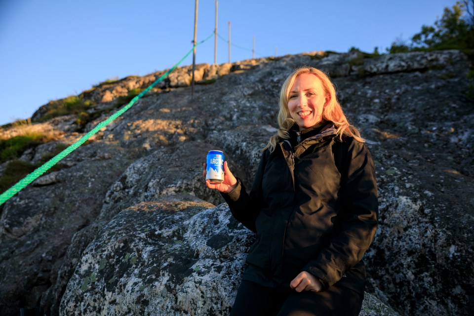  At 2.40am there's still time for a climb and a drink